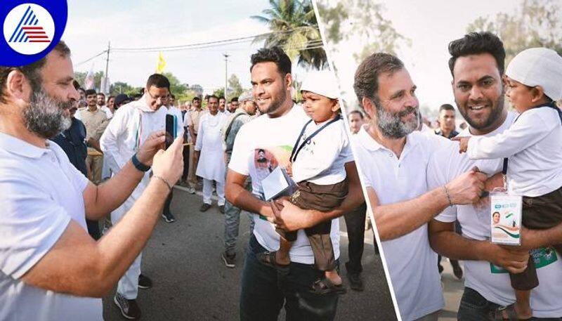 Rahul Gandhi Shows Simplicity During Bharat Jodo Yatra in Mandya grg