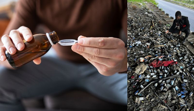 thousands of empty cough syrup bottles found abandoned in South African city 