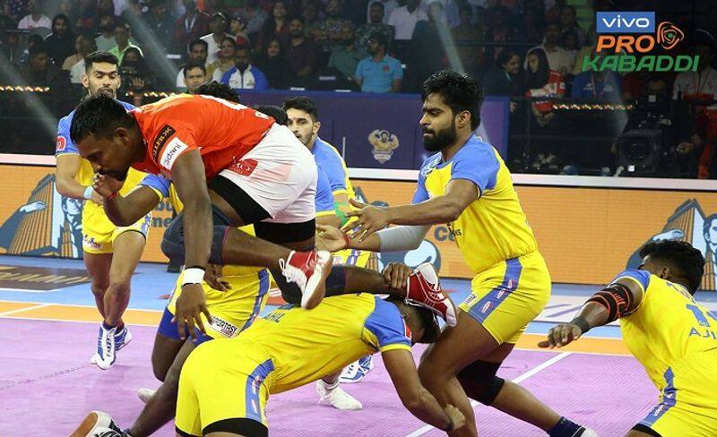 Pro Kabaddi League 2022 gujarat giants vs tamil thalaivas earn 31 points each ends with tie ckm