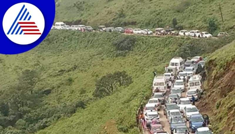 Car traffic 69 thousand tourist vehicles entered in 4 months chikkamgaluru rav