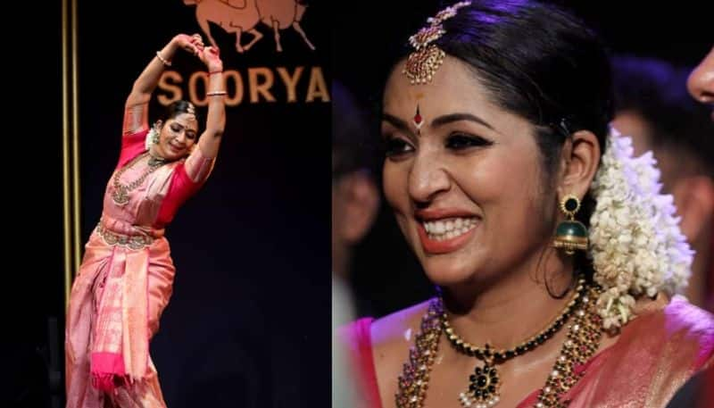 actress navya nair perform surya festival in kerala