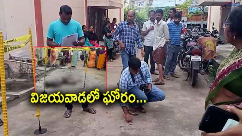 Boy dead body found in middle of the road in Vijayawada 