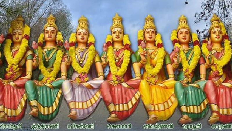 Saptha Kanniya History and Worship