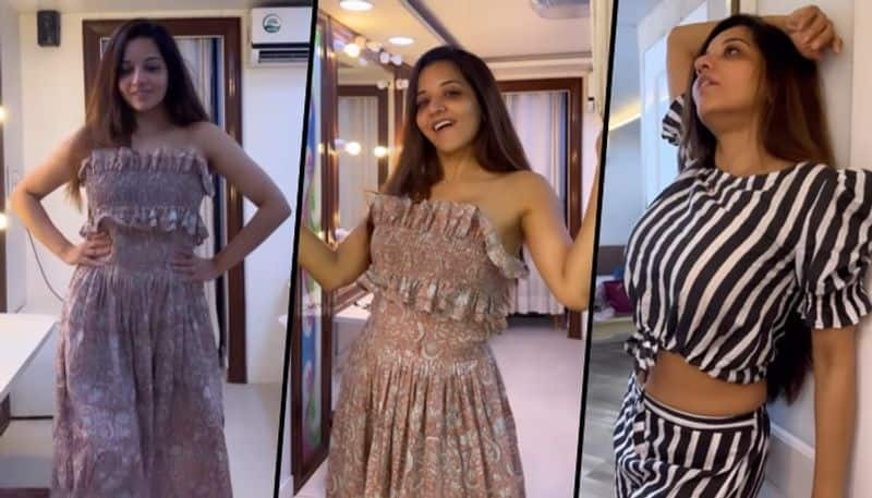 SEXY pictures and Video: Bhojpuri Actress Monalisa shows off her HOT moves in off-shoulder dress-WATCH RBA