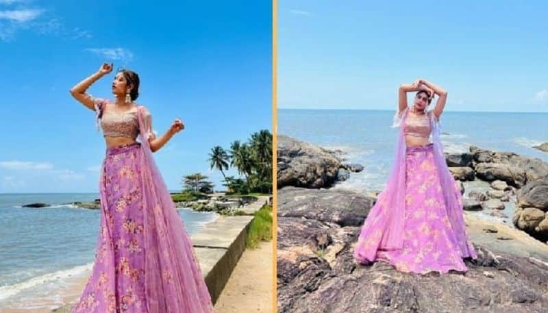 dilsha prasannan new photoshoot pics bigg boss malayalam 4 title winner