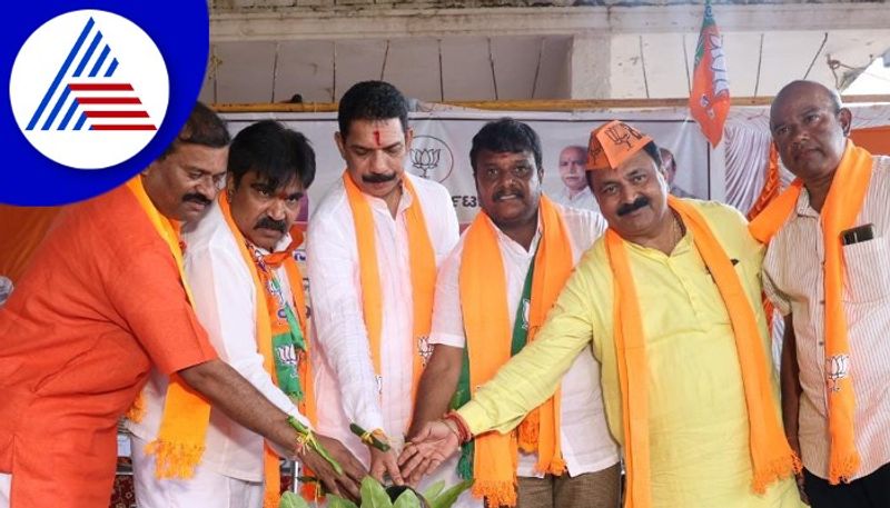 nalin kumar kateel participate in Bjp Jana sankalpa yatre at ranebennur haveri rav