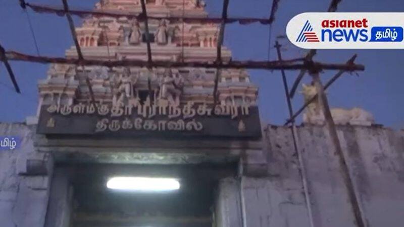 aippasi festival at gomathi temple in palayamkottai! it begins with flag hoisting!