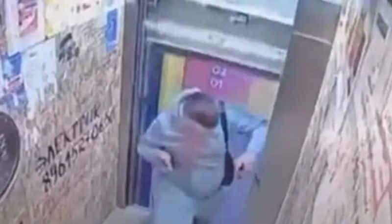 Man Nearly Gets His Head Cut Off Due To Broken Lift CCTV Video