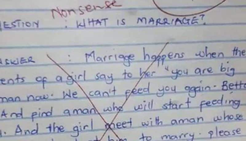 students answer about marriage goes viral in social media 