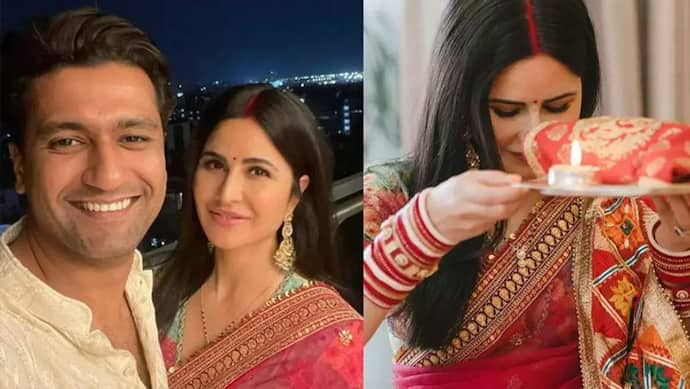 karwa chauth 2022 katrina kaif flaunts sindoor and mangalsutra shilpa shetty to raveena tandon and these actress karwa chauth celebration KPJ