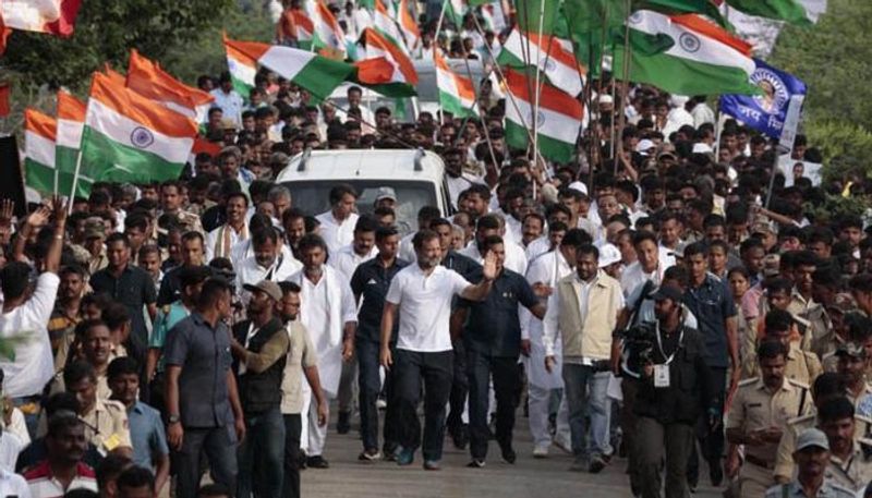 Congress Rahul Gandhi Bharat Jodo Yatra to enter Andhra Pradesh from Karnataka mnj 