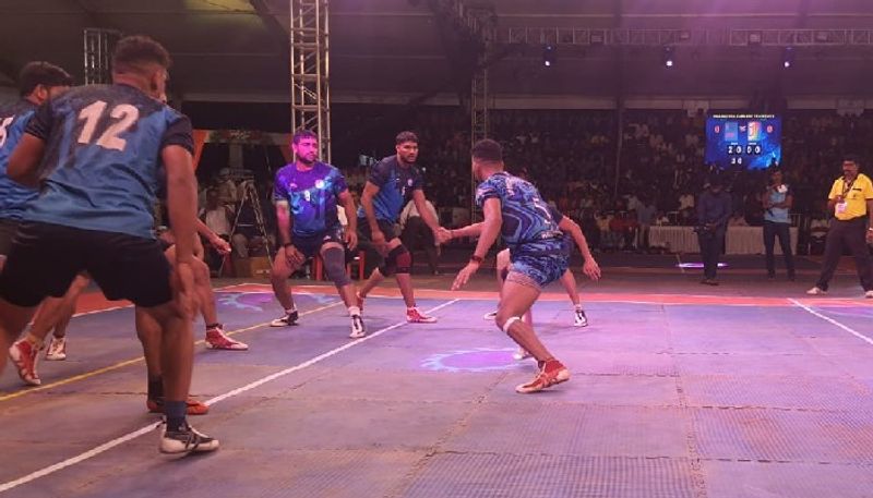 Successfully host Pro Kabaddi League type tournament in Naragunda kvn