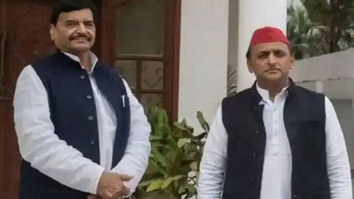 Shivpal Yadav and Akhilesh Yadav