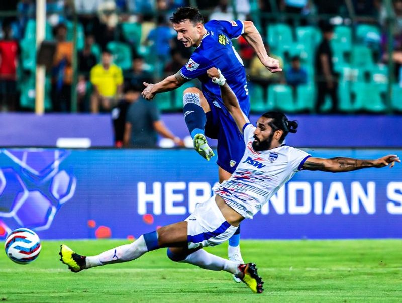 ISL 2022-23:10-man Chennaiyin FC holds 1-1 draw against Bengaluru FC