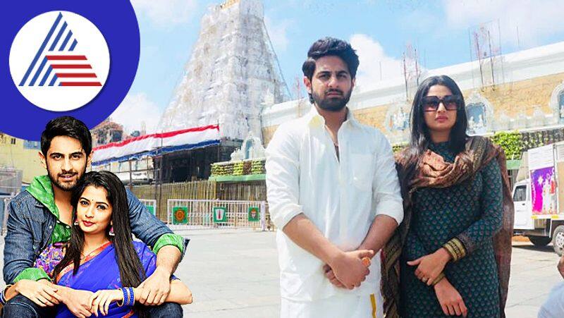 Zaid Khan Sonal with Banaras film team visits Tirupati and Nellore Dargah vcs 