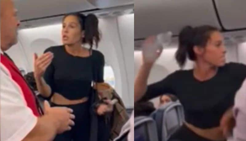 Video Of Womans Abusive And Violent Meltdown On Flight Goes Viral