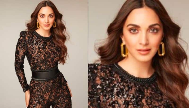 Kiara Advani in black jumpsuit