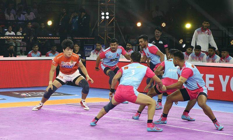 Pro Kabaddi league 2022 Dabang Delhi KC Jaipur Pink Panthers and Bengal Warriors wins respective matches ckm