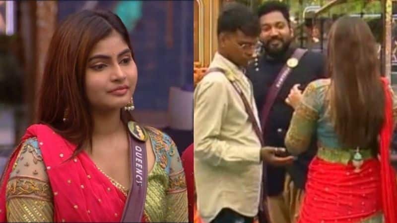 Shocking video of BiggBoss season 6 contestant Asal kolaar crossing limits with queency infront of camera