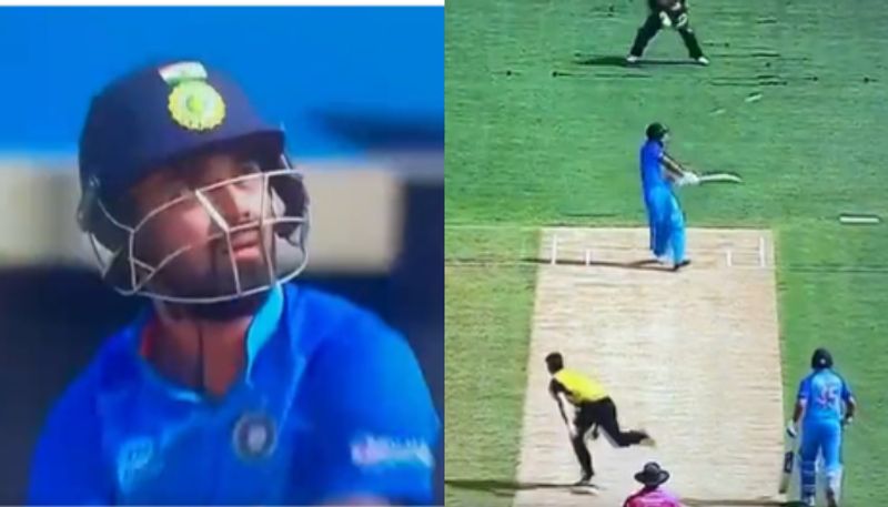 T20 World Cup 2022 AUS vs IND warm-up Match Watch KL Rahul helicopter shot and Pat Cummins nasty bouncer