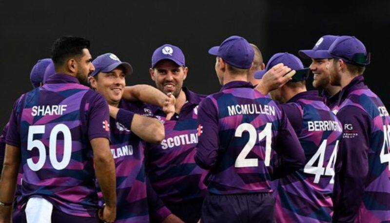 west indies lost to scotland by 42 runs in t20 world cup