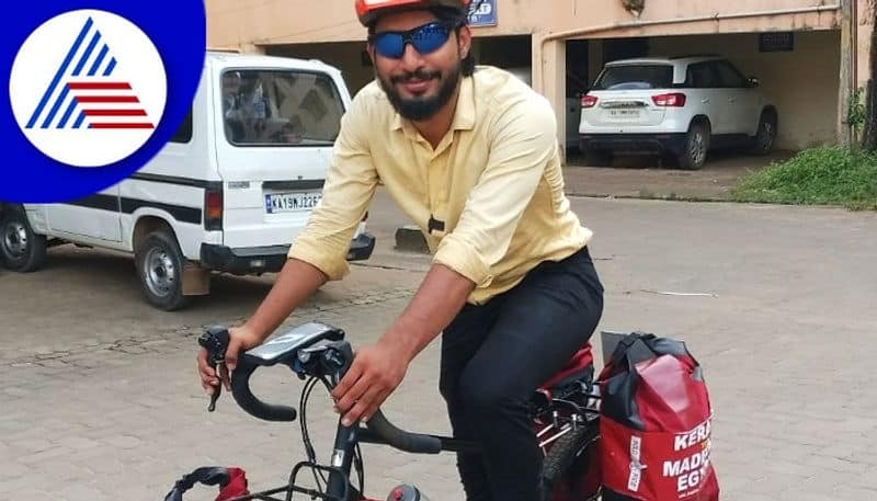 mangaluru youth bicycle tour for 10 countries from Kerala to mecca gow