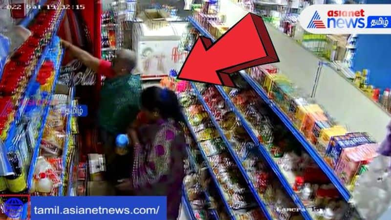 2 women theft ghee from Shop video goes viral at Puducherry