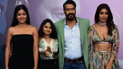 Drishyam 2: अजय देवगन की ऑनस्क्रीन वाइफ और 'बेटियों' ने ढाया कहर, देखें ट्रेलर लॉन्च की 7 PHOTOS