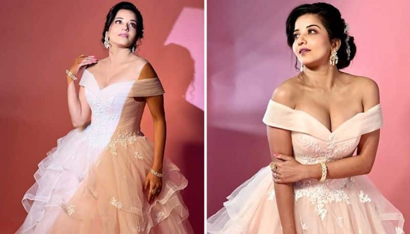 SEXY video and pictures: Bhojpuri Actress Monalisa looks perfect in pink off-shoulder dress; take a look RBA