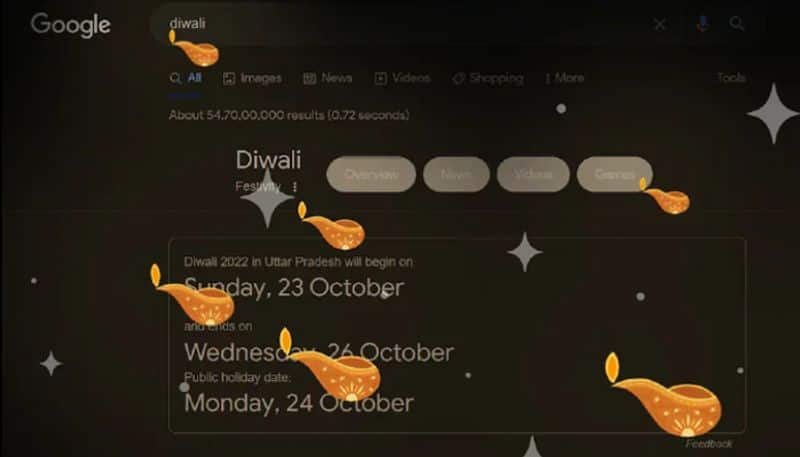 Google Search Easter Egg for Diwali Lights Up Your Browser Ahead  Diwali 