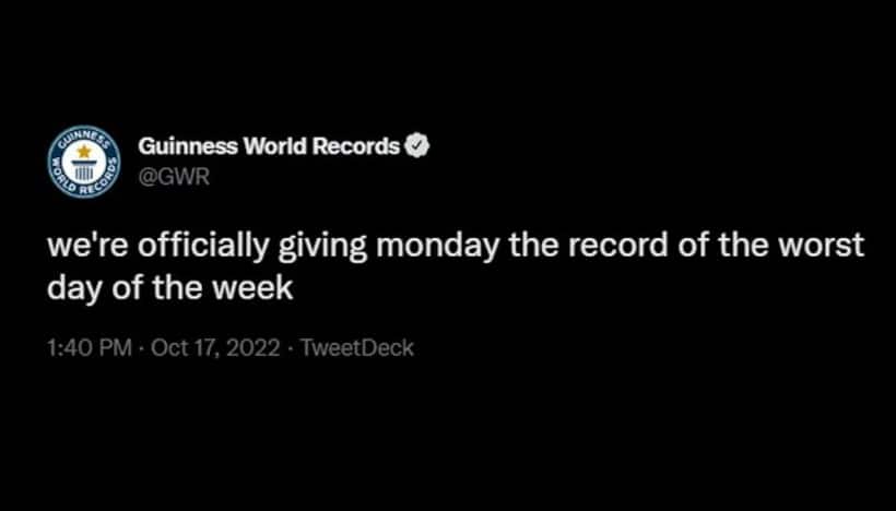 Guinness World Records officially announces Monday as 'Worst day of the week'; Netizens react
