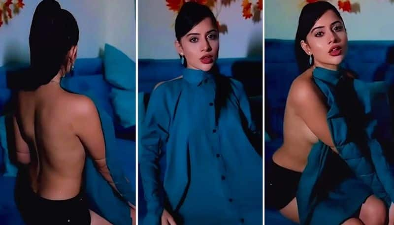 Hot pictures and video: Bold Urfi Javed goes BOLD and SEXY in backless shirt (watch) drb