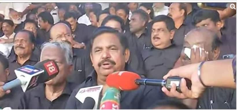 Tamil Nadu Police detain Palaniswami over hunger strike, says 'Stalin trying to destroy AIADMK using OPS'