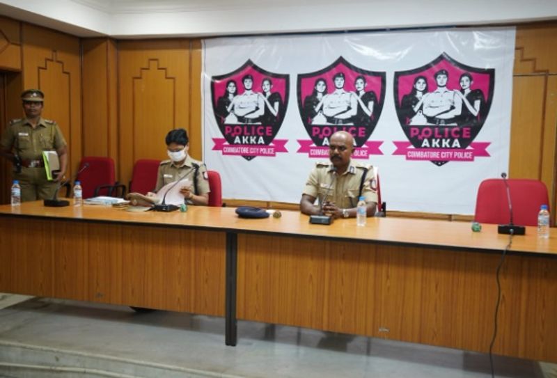 Coimbatore Police Commissioner V Balakrishnan launched Police Akka Scheme