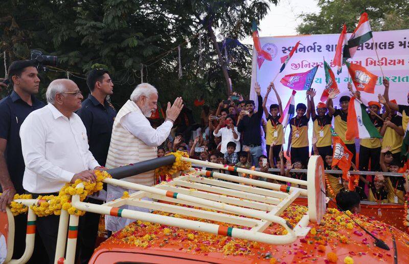 Karnataka Assembly Election 2023 BJP PM Narendra Modi Entry to State Roadshow Rally san