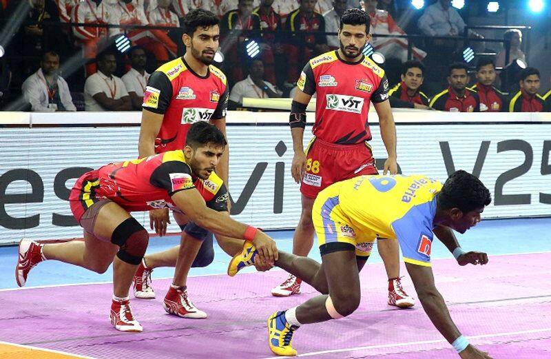 Pro kabaddi League 2022 bengaluru bulls thrash tamil thalaivas by 45 28 points and climb to 3rd spot ckm