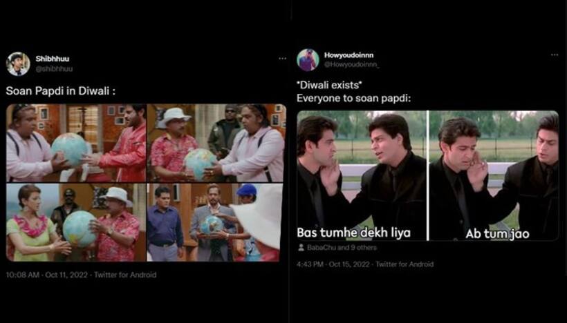 Diwali 2022: Soan Papdi season is here! Netizens share hilarious memes; Check out