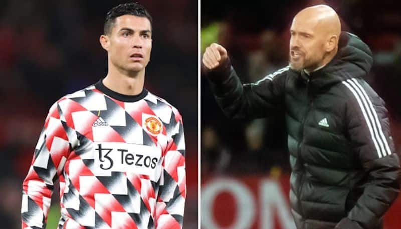 football Manchester United supporters applaud 'the boss' Erik Ten Hag for stating Cristiano Ronaldo is the past snt