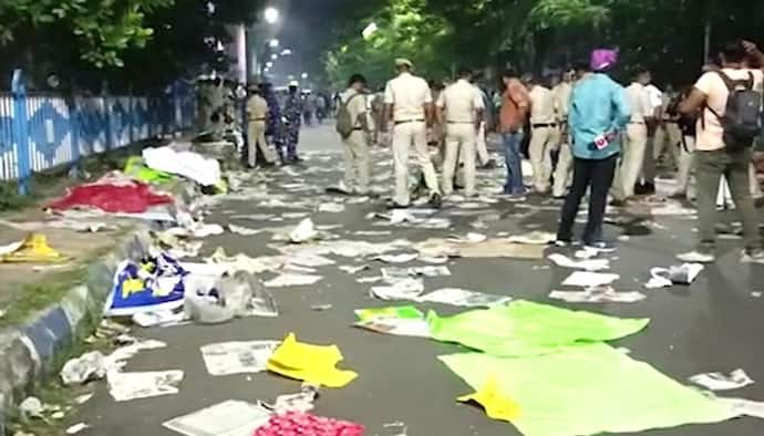 ফাঁকা রাস্তায় পড়ে শুধু ছেঁড়া কাগজ, শুনশান করুণাময়ীতে মোতায়েন পুলিশ-চরম নিন্দা বিরোধীদের