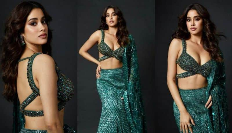 Janhvi Kapoor mermaid lehenga by Manish Malhotra