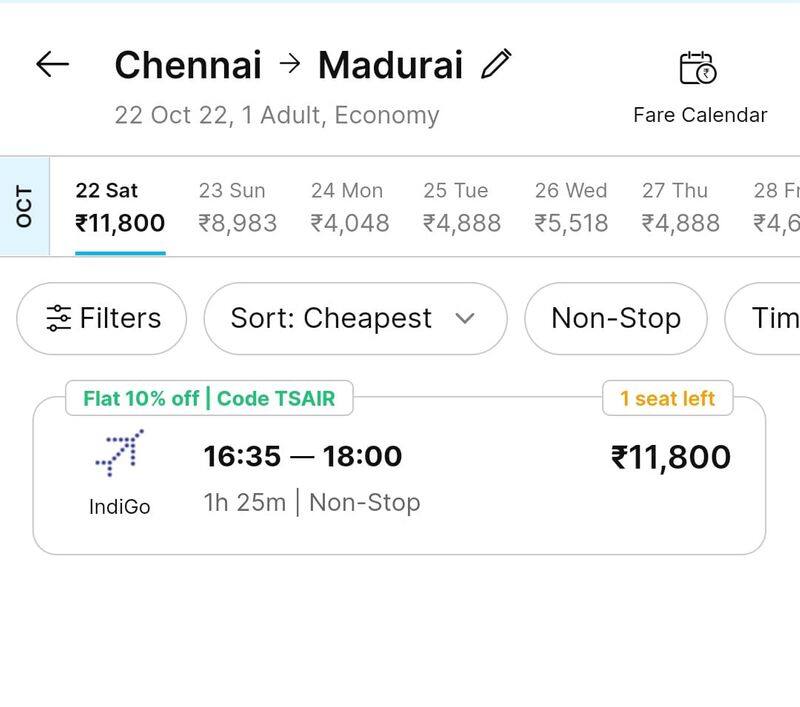 Crowded passengers at Chennai airport ahead of Diwali; Ticket price increased many times!!