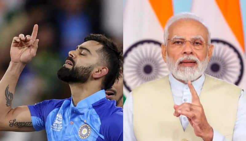 ICC T20 World Cup 2022 PM Narendra Modi hails Team India and Virat Kohli spectacular innings against Pakistan kvn