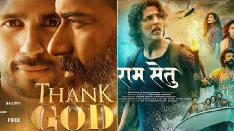 Box Office prediction of Thank God Ram Setu and Sunday report of Black Adam Kantara Doctor G drb