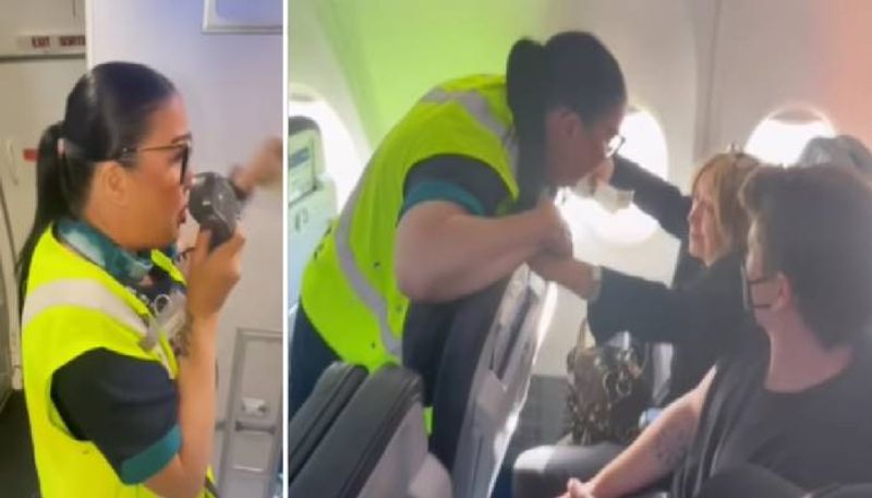 after 30 years flight attendant runs to her teacher 