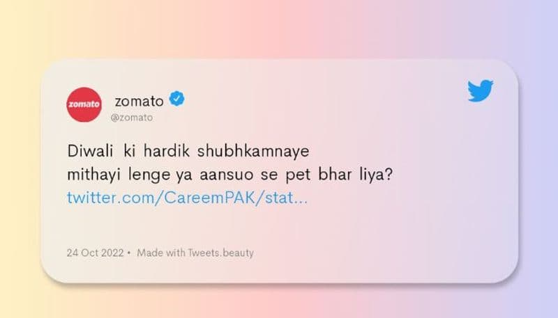 zomato trolls pakistan food delivery app careem pakistan on twitter post india's historic win