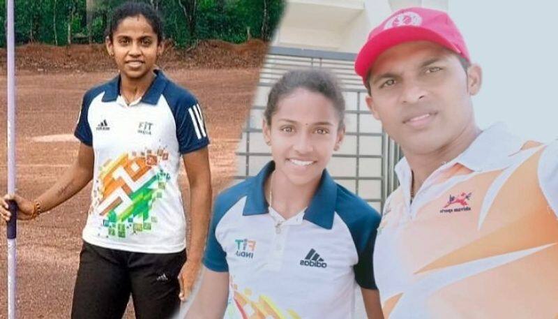 Karishma S Sanil trined via online Javelin Coaching by Kashinath Naik kvn