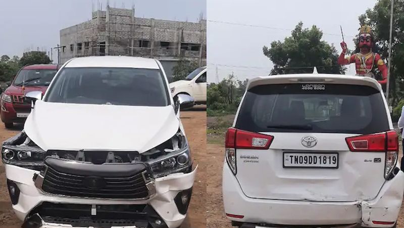 Sowmya anbumani car accident