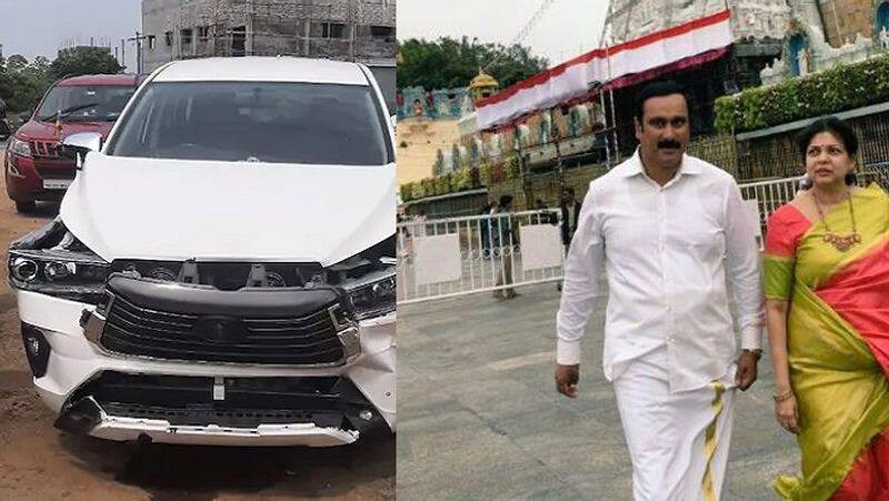 Sowmya anbumani car accident