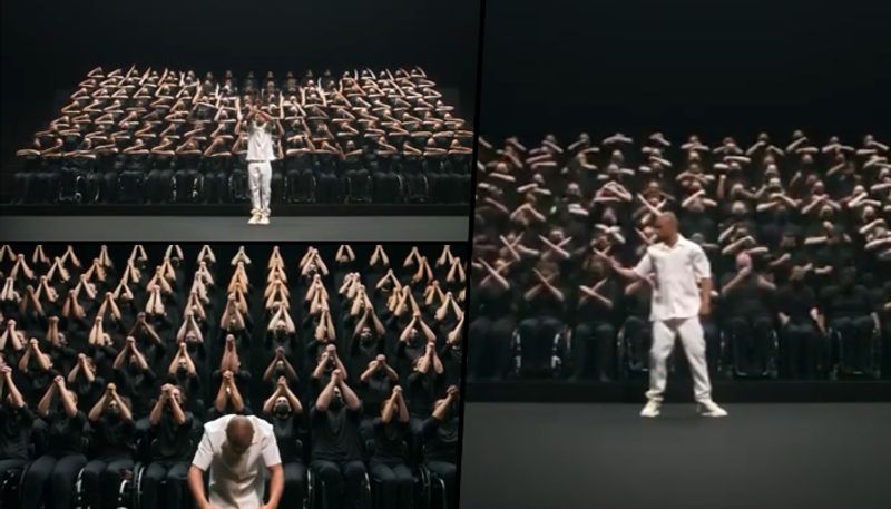 Viral video: 128 people on wheelchair perform hand ballet; watch - gps