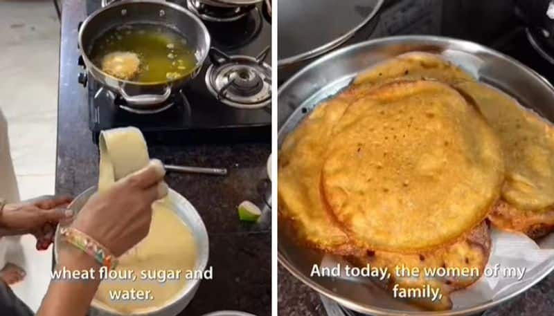 man from new zealand wo married from haryana shares video of making traditional sweet 